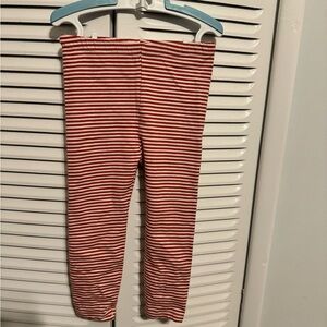 Hannah Anderson Striped Red Kids Leggings 3T EUC
